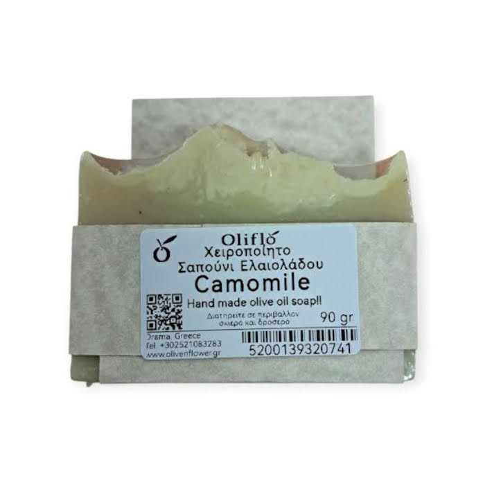 sapouni-elaioladou-chamomile-90gr-olivenflower 2 Chamomile Olive Oil Soap 90gr