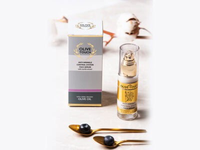 Anti-wrinkle Day Serum with organic olive oil and bilberry extract 30ml