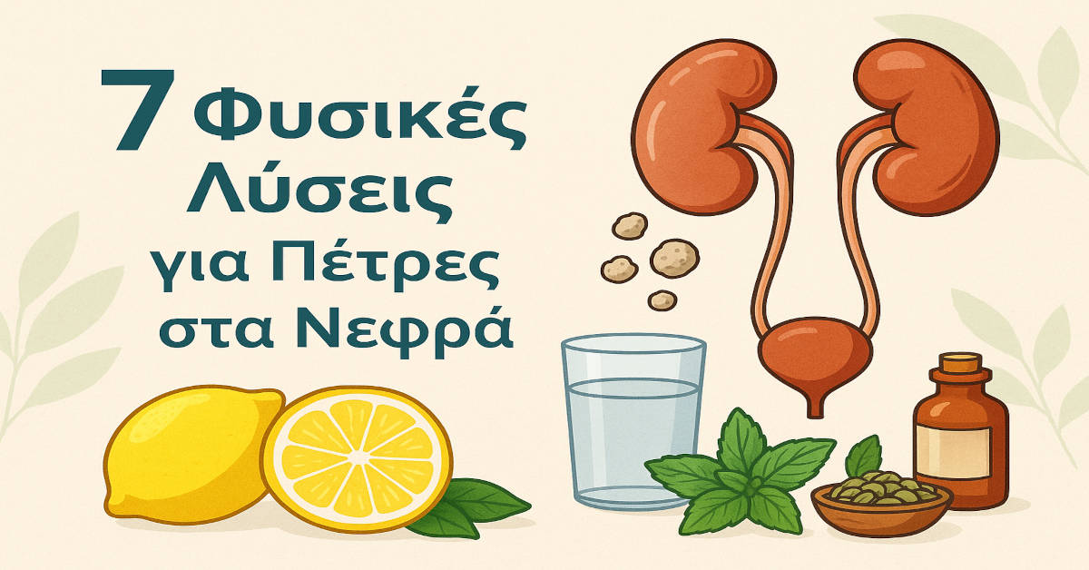7 Φυσικές Λύσεις για Πέτρες στα Νεφρά