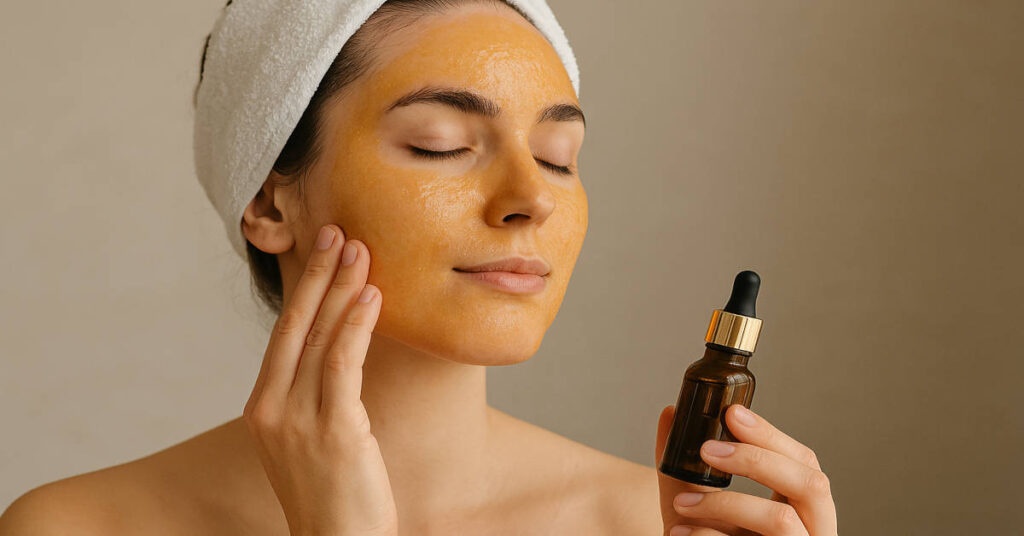 Φυσική Μάσκα Προσώπου με Μέλι και Έλαιο Αργκάν